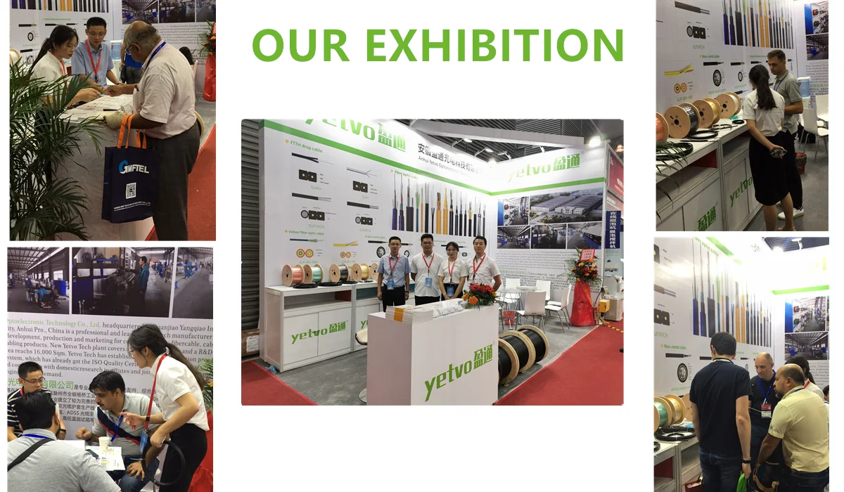 GJYXFCH 2 core singlemode selfsupporting FTTH Bowtype drop fiber