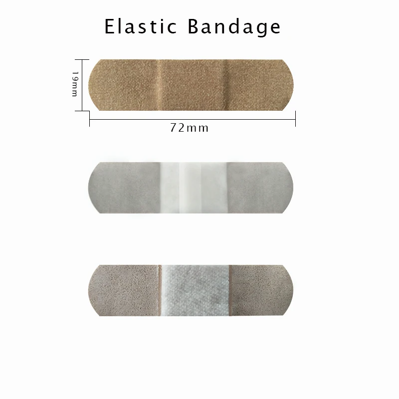 Hot product elastic fabric 72*19mm  100pcs/box adhesive medical plaster