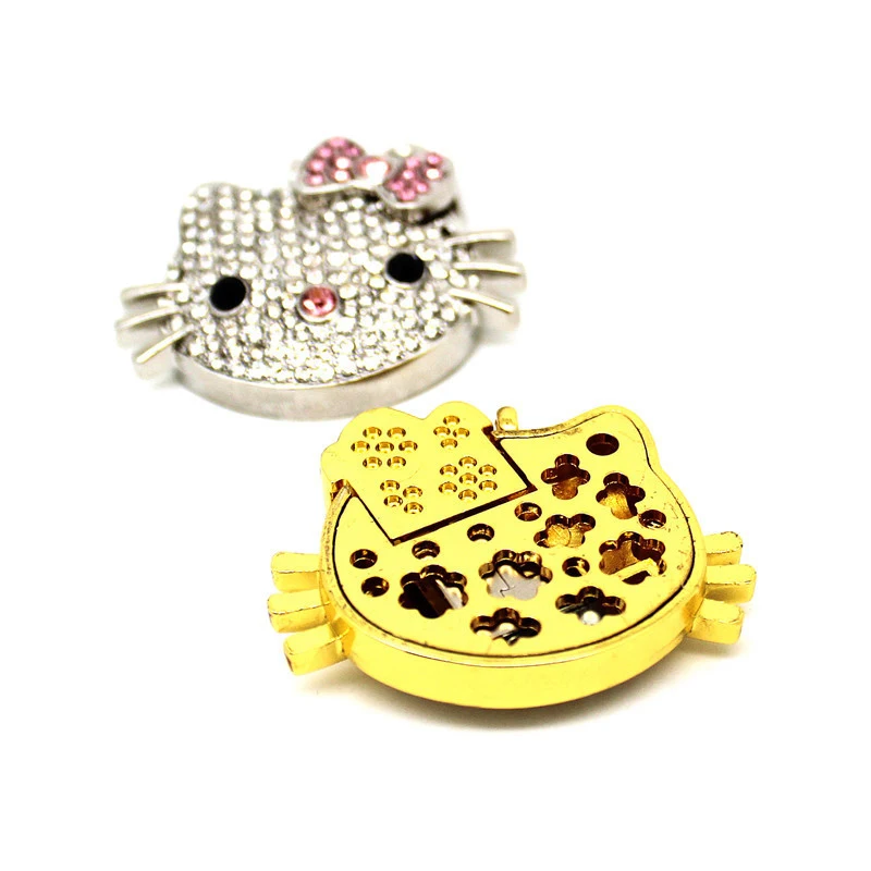 LOGO Custom USB Flash Drive Crystal Cat Cle 4GB 8GB 16GB 32GB 64GB 128GB Creative Pendrive Memoria U Stick Hello Kitty Pen Drive - ANKUX.COM