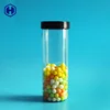 460ml pet plastic tall food bottle plastic canning honey sticks cookie candy jar