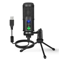 BM-65 Network Monitor Recording Microphone With Volume Control Suitable For Computer Microphone