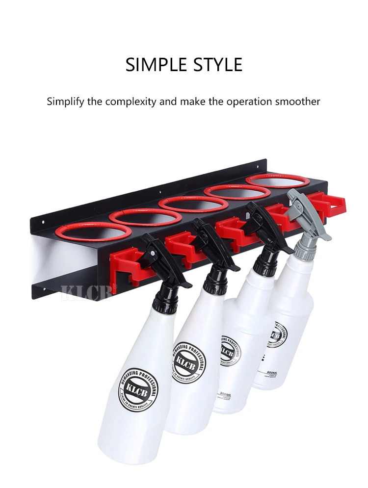 KLCB-Soporte multiusos para herramientas de Cuidado de Automóviles, pulverizador para botellas y toallas