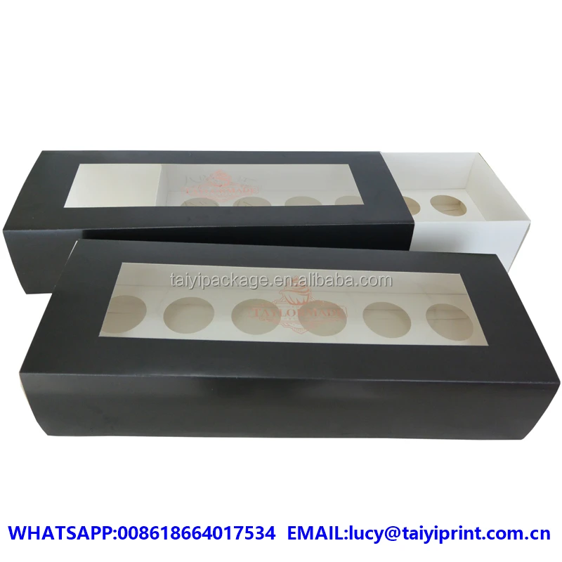 custom printed cupcake gift box