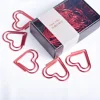 Promotion High Quality Office School Red Heart Shape Paper Clip