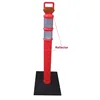 PVC Warning Sign Post Reflective Road Barrier Traffic Parking Signal Post