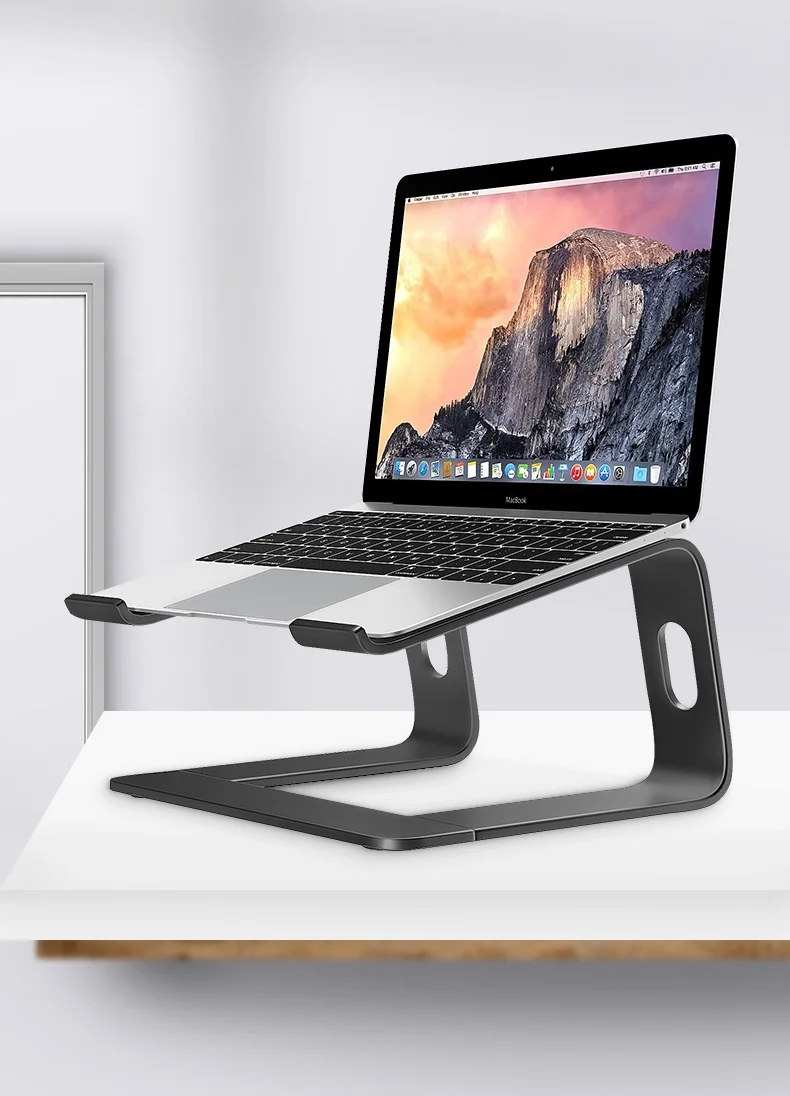   Best Laptop Ergonomic Stand 2020 Aluminum Adjustable Laptop Computer Stand for MacBook Pro