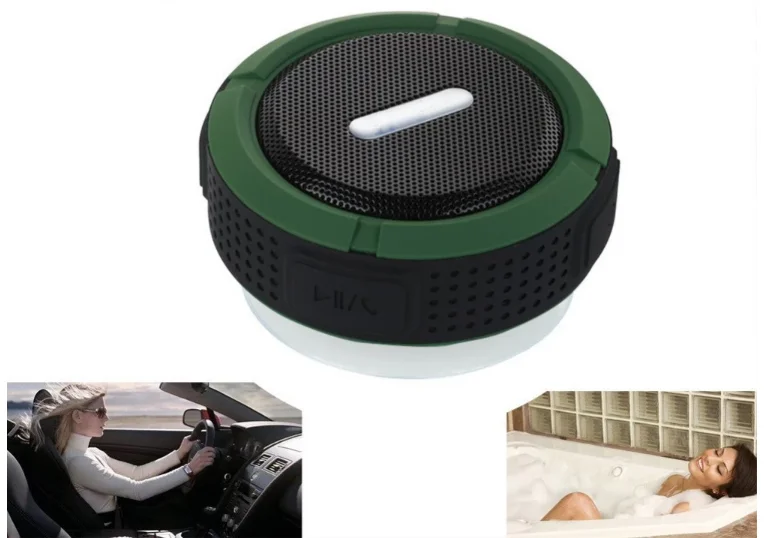 Christmas gift C6 Waterproof Outdoor Blue tooth Speaker TF Wireless Music - ANKUX.COM