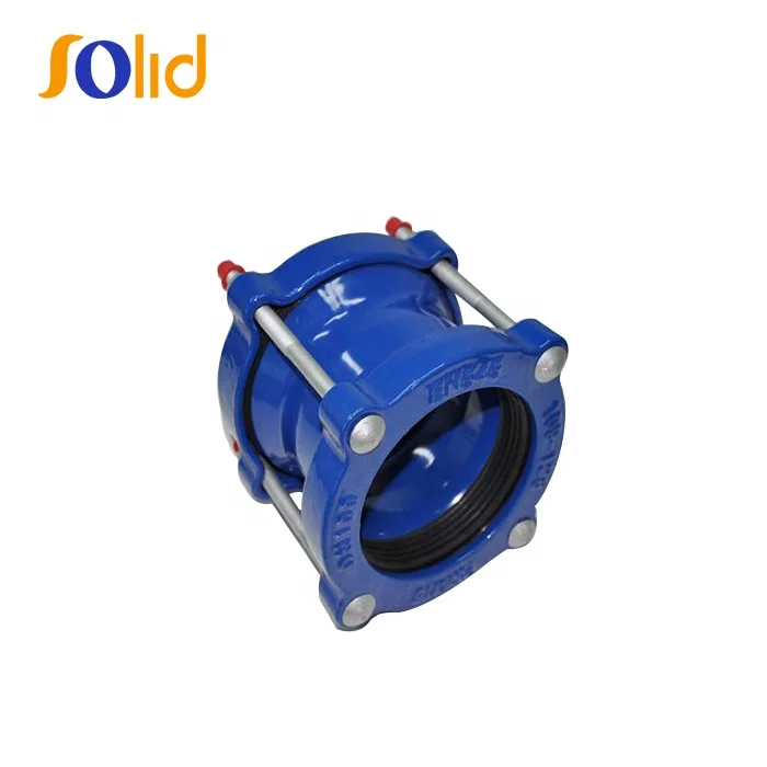 Ductile Iron Wide Range 4'' Flexible Joint Universal Coupling For Steel DI CI PE PVC Pipe