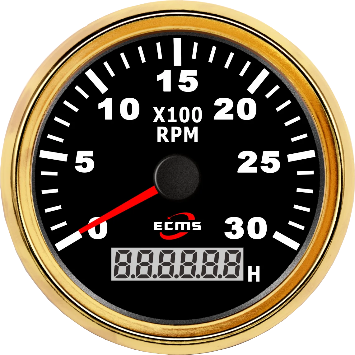 Black 85mm 3000 Rpm Gauge Tachometer For Diesel Engine Buy 12v Rev