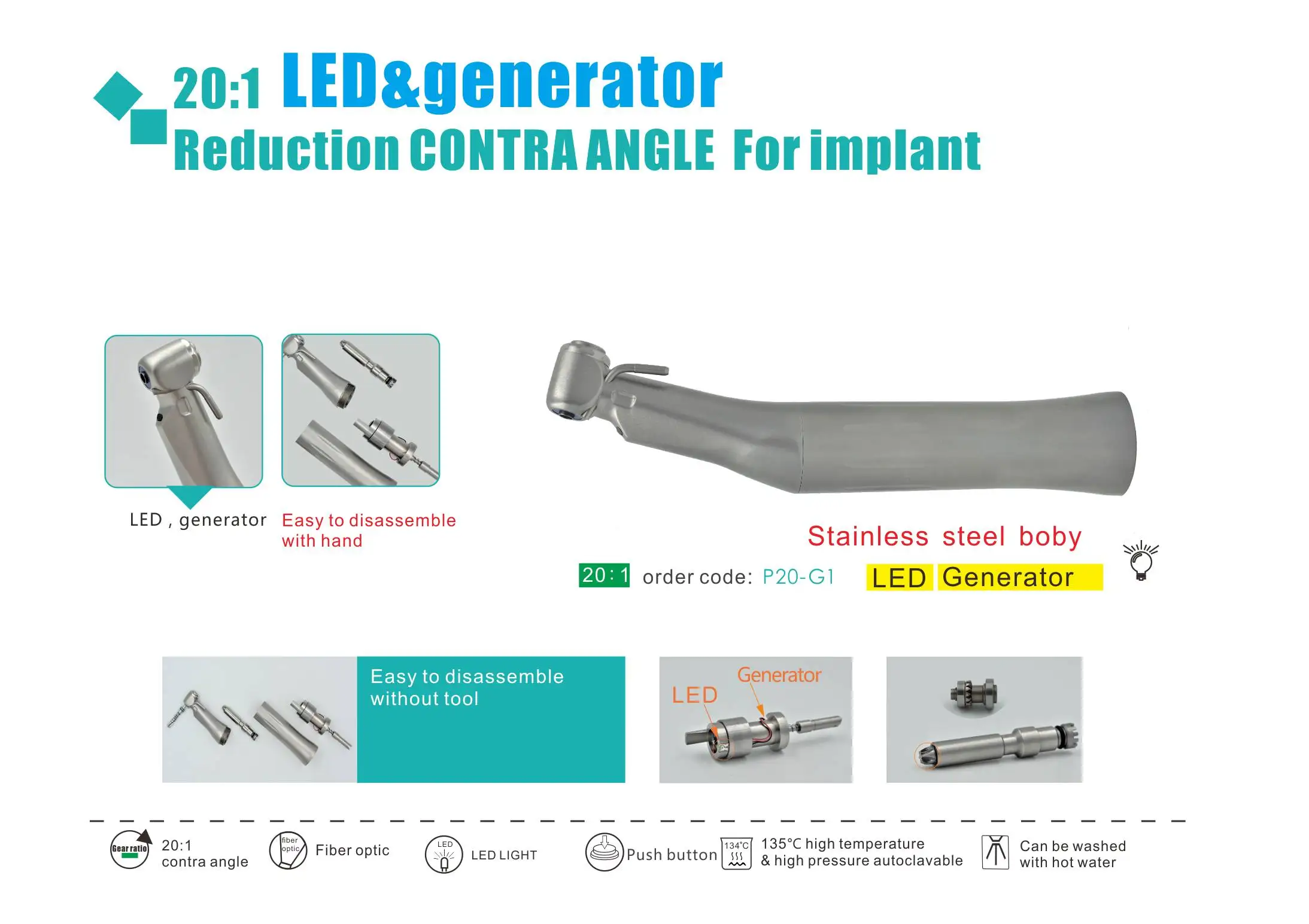 portable dental handpiece