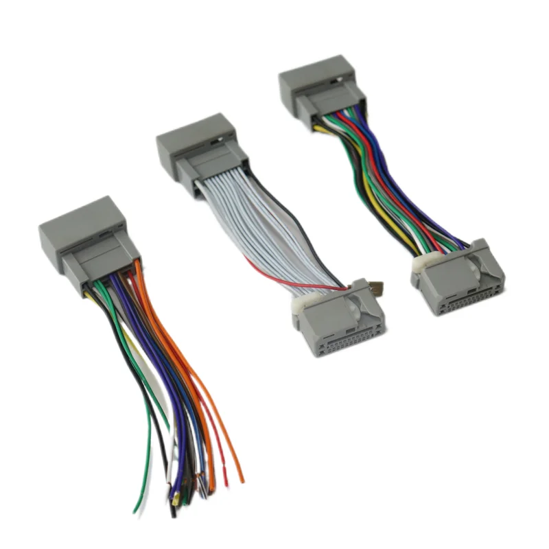 20 Pin 24 Pin Automotive Male To Female Connector Car Stereo Wire