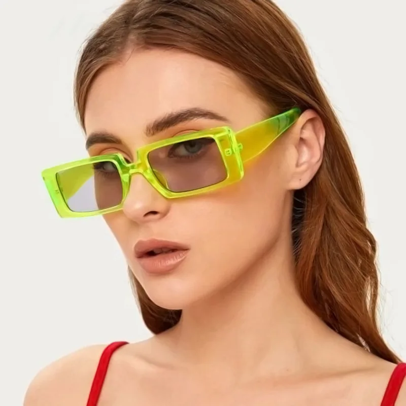 lime green designer sunglasses