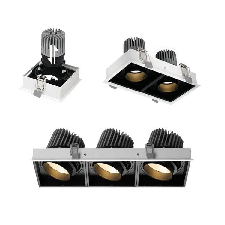 High-power Replaceable mr16 lamp 6W 8W 10W 25W 30W 50W 60W 75W 90W Grille spot lights led ceiling light spotlight profile