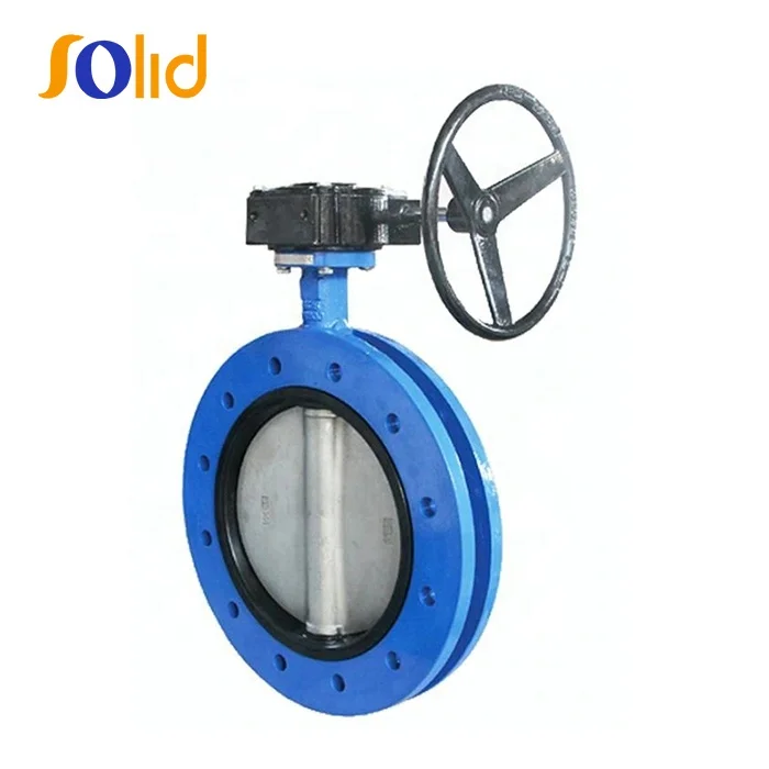 Ductile Iron U Type Flange Butterfly Valve for Water (1).jpg