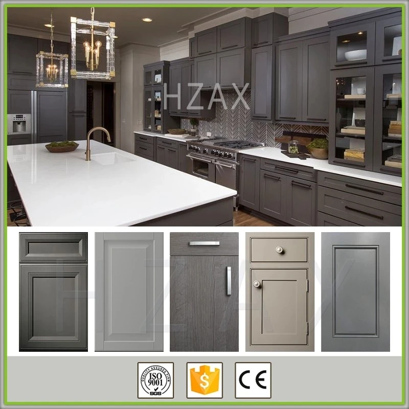 New design 2020 china waterproof solid wood kitchen cabinets