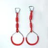 Plastic Gym Rings Grip Strength Training Climbing Ring Outdoor Gymnastic Rings Ninja Obstacle Course Kit for Climbing Frames