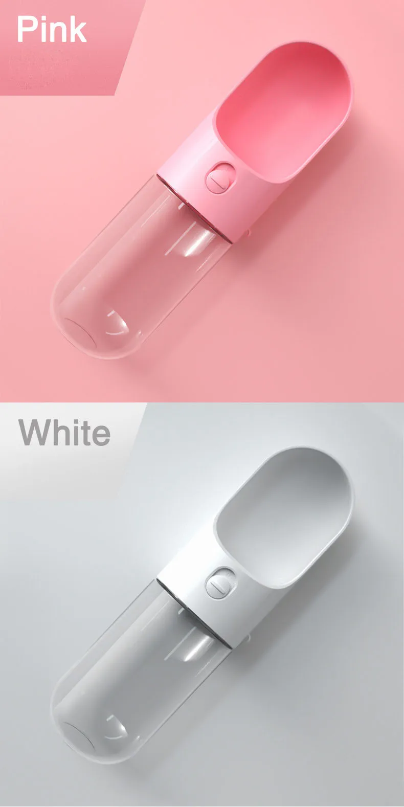 Manufacturer Wholesale Blue Pink White Outdoor Carrier Pet Dog Water Bottle 400ml Portable Buy