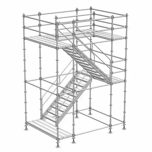 Complete System 6m 12m Mobile Scaffold Tower Ladder Aluminium Rolling ...