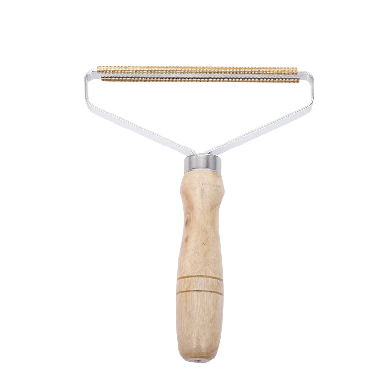 Wooden Cashmere Sweater Fabric Clothes Lint Remover Trimmer Shaver