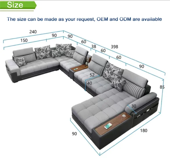Salón De Lujo De Diseño Moderno De Muebles Para El Hogar Sofás Esquina