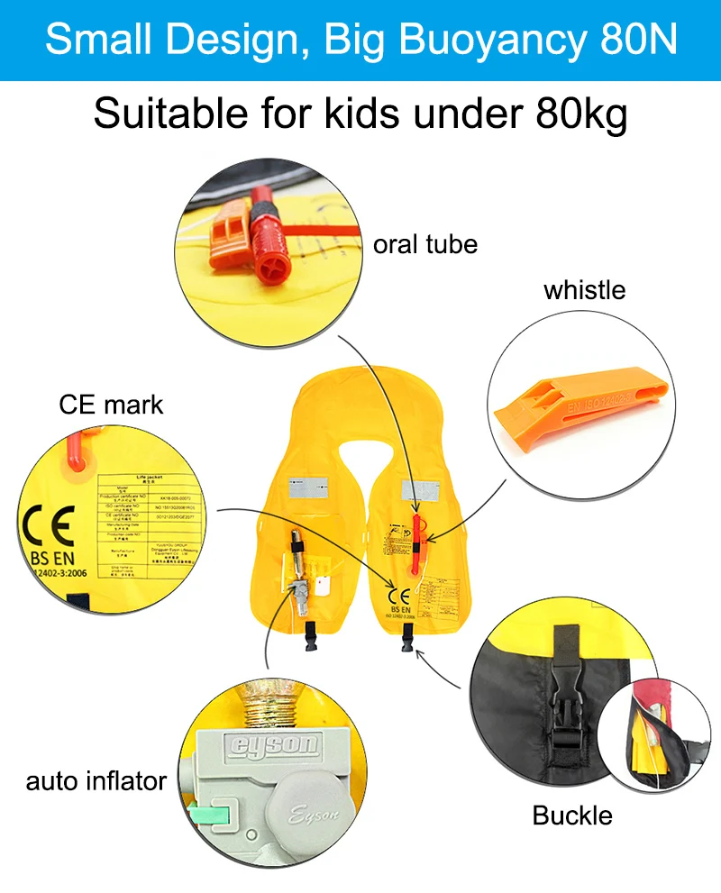 Eyson 80N Kid Baby Children Life Jacket Safety Swim Vest.jpg