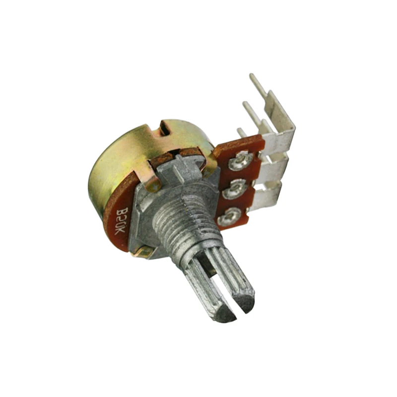 Alps Pcb Rotary 4.7k Ohm Potentiometer B500k B100k Audio Video Carbon