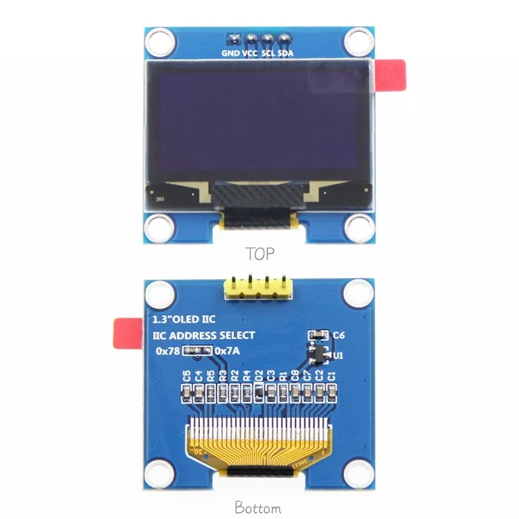 Infolink 3 Inch Module 1.3 Inch OLED Display Module 12864 LCD Display 1.3 Inch White Light ...