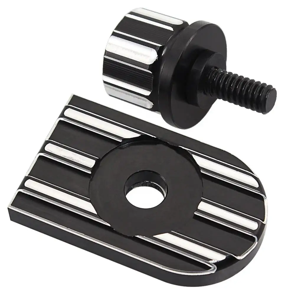 Seat Bolt Tab Screw Mount Knob Cover For Harley Sportster Dyna Touring Ultra Fatboy Road King Softail Softail FLHR FLHX