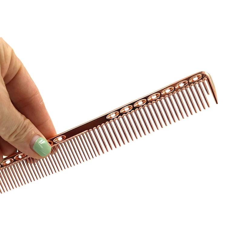 Professional Lift Hair Pick Aluminium Honey Comb Sheets Lice Comb Aluminium Afro Comb Metal 9069