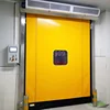 Automatic high speed Fabric fast door zipper type roll up pvc doors