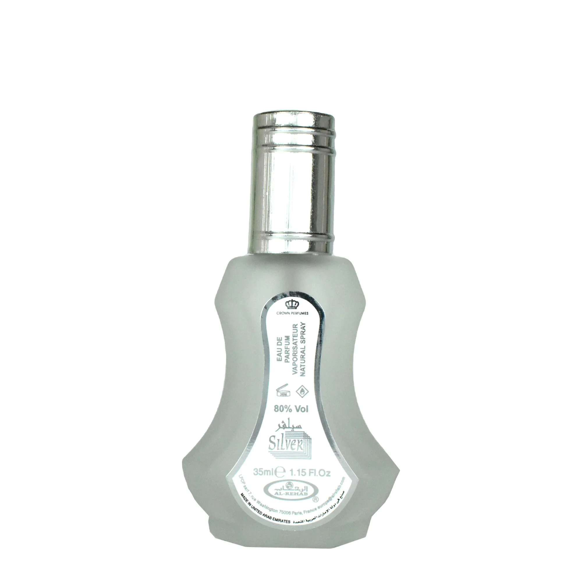 Luxury Floral Silver35ml Perfume Spray Citrus Fresh Aquatic Green Musky