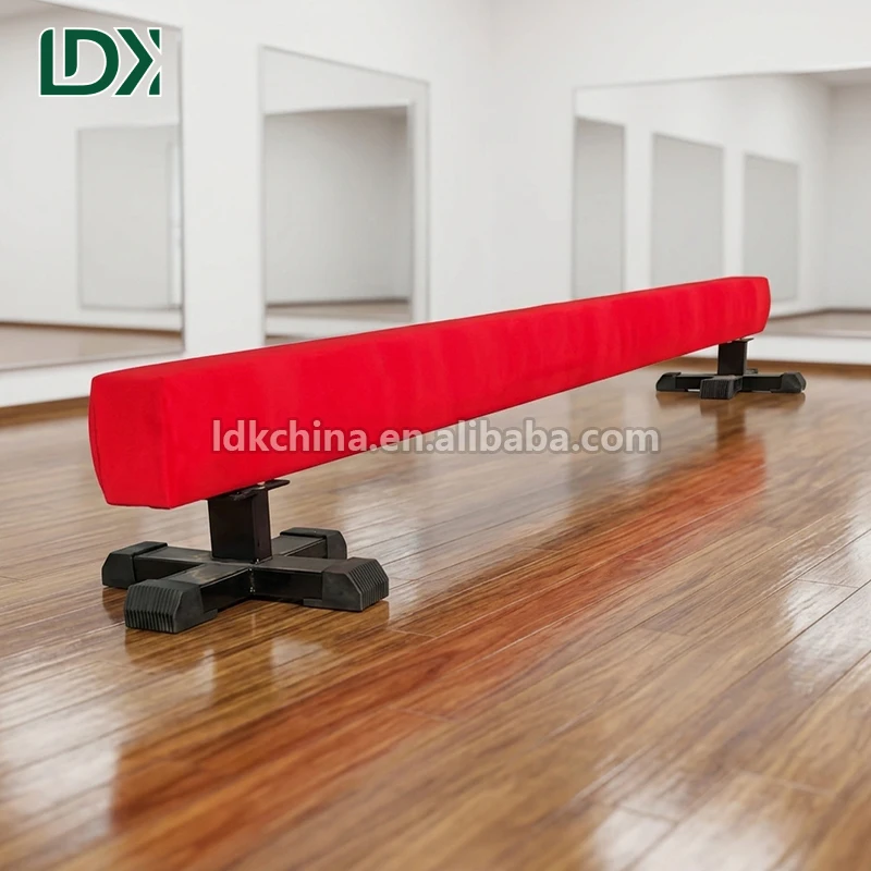 High Quality 3 m Wooden Balance Beams With Fixed Height Non Slip Gymnastics Floor Beams for Home and School Sports