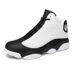 Replicas Sneakers Mens Retro Basketball Shoes Breathable Trend Black High Tops Top Quality