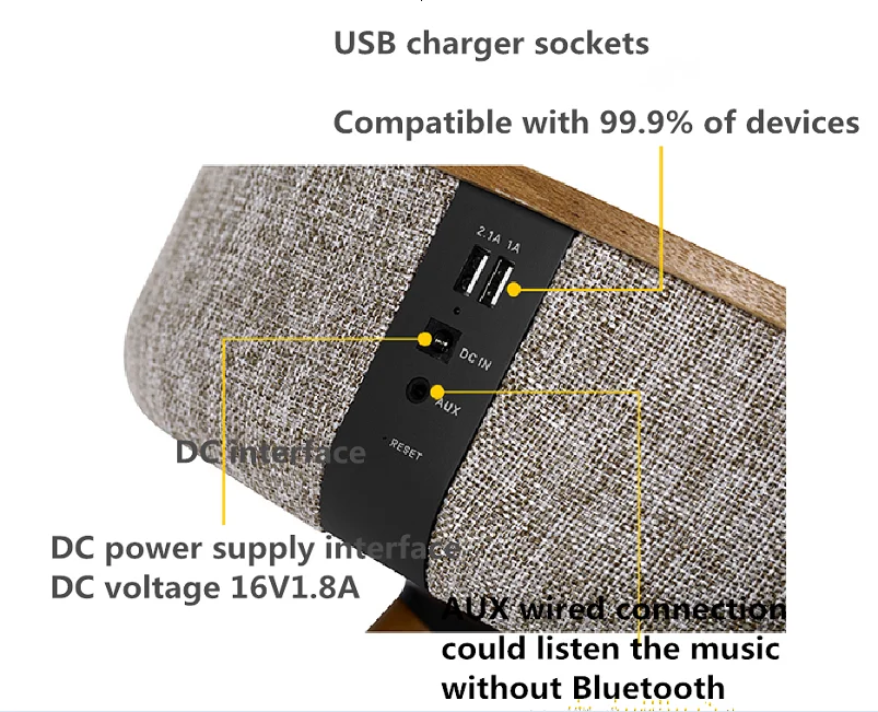 Fashionable portable party favor round white smart music Furniture coffee tea table speaker side table speaker - ANKUX.COM