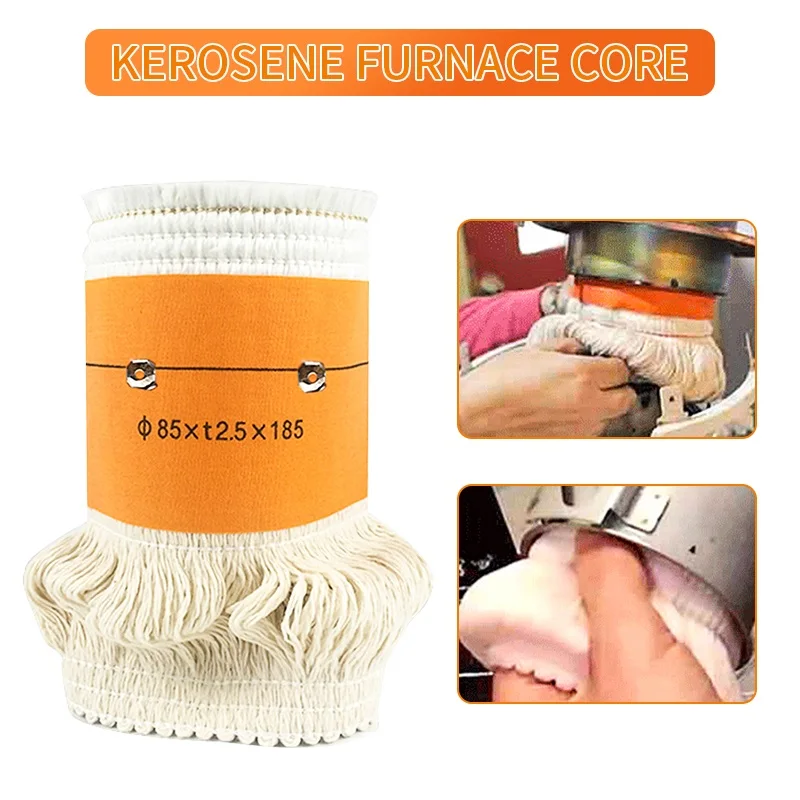 Outdoor Hiking Burner Heater Stove Camping Windproof Fiberglass Wicks Replacement Parts Kerosene