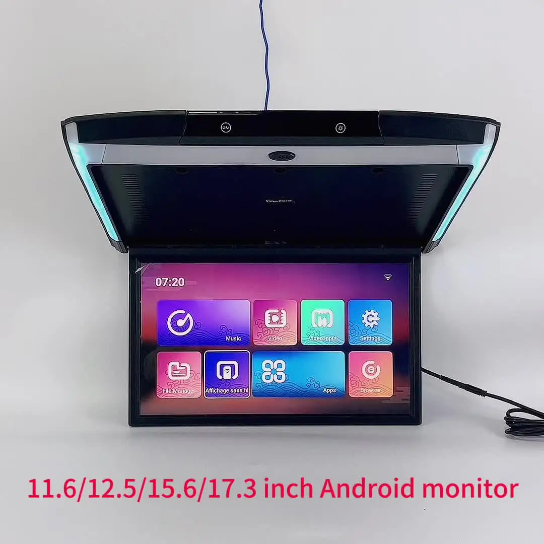 車載ルーフモニター IPS 13.3インチ フリップダウンスクリーン 天井 