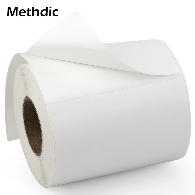 Wholesale Thermal Labels 4x6 Strong Adhesive Roll Blank Self Adhesive Label Printers Sticker 4040