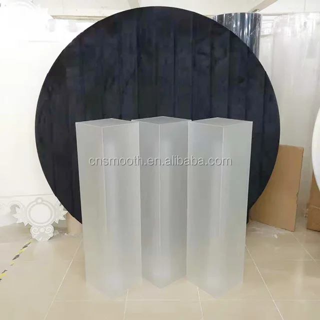 Round Circle Donut Acrylic White Wall Backdrop For Wedding