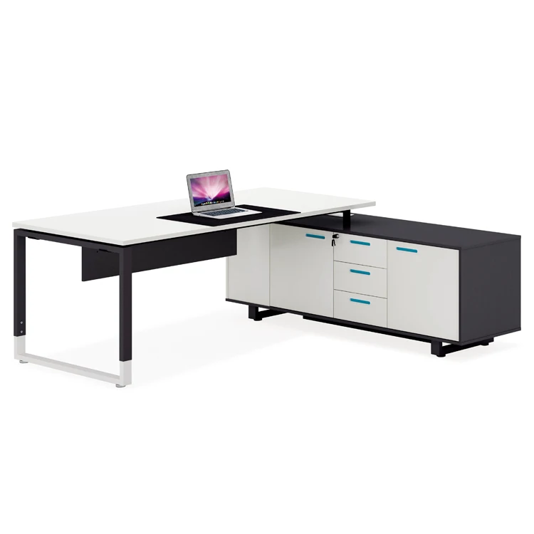 Executive Desk Wooden Table Black Furniture Office Table Ofis