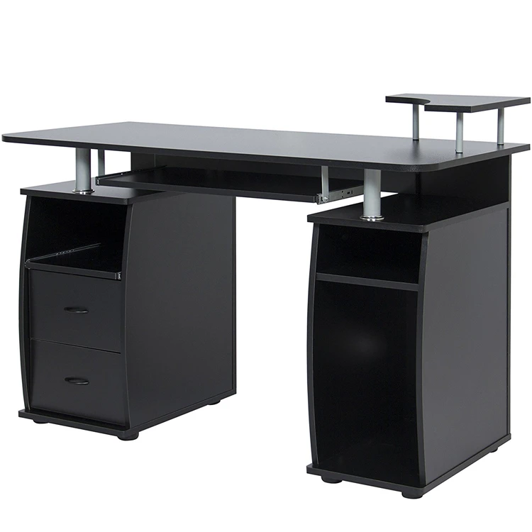 Manufacturer Sells Internet Cafe Computer Desk Two Drawers Smart 