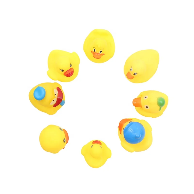 Bath Duckling Cartoon Cute Little Yellow Rubber Duck Shower Float