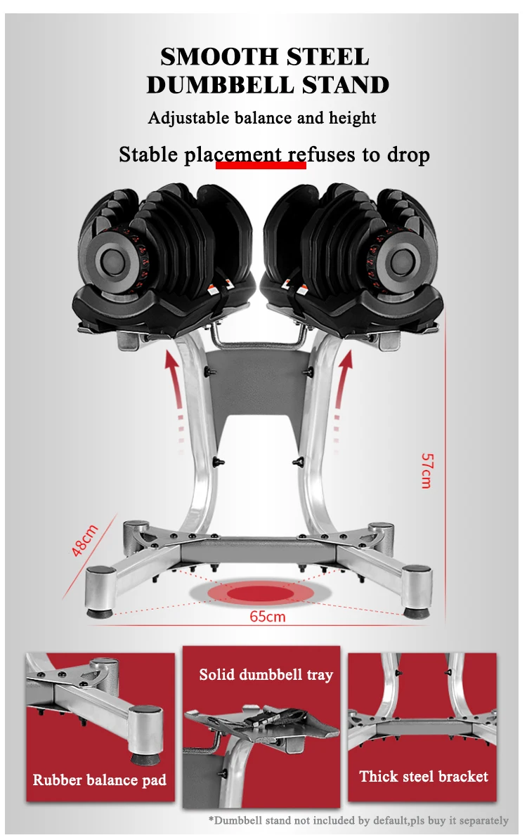 Wholesale competitive price adjustable dumbbell set for bodybuilding sports equipment