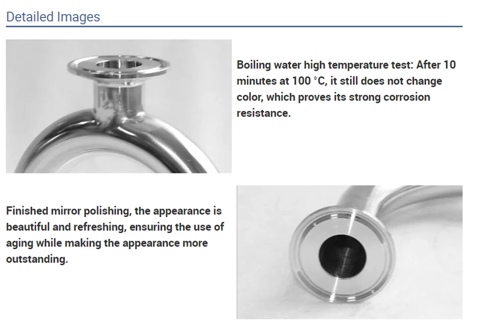 Xb Sanitary Stainless Steel 304 Tri Clamp 3 Way Pipe Fittings U/y Type