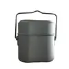 Germany Army Olive Green Aluminum Mess Kit 3 pcs, WWII Germany army mess kit aluminum OD green, Military Mess Kit 3 Pcs