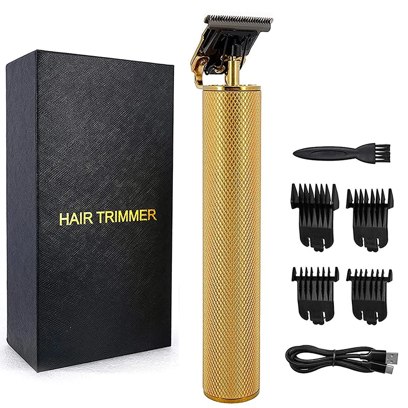 
Professional Rechargeable Hair Trimmer For Man Metal Hair Clipper Cordless Shaving Machine Barber Hair Cutting Machine Razor 