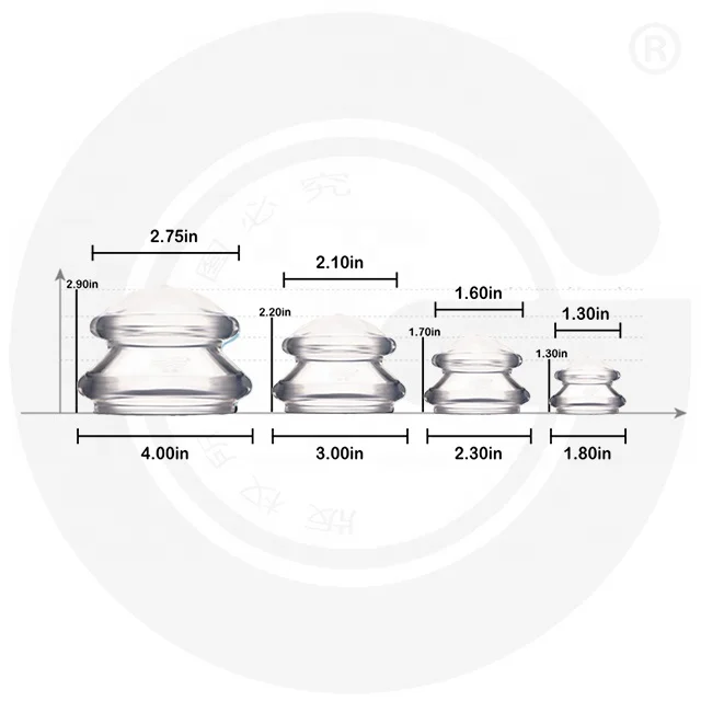 
2020 Hot selling traditional Chinese medicine Cupping set/cupping hijama cups 