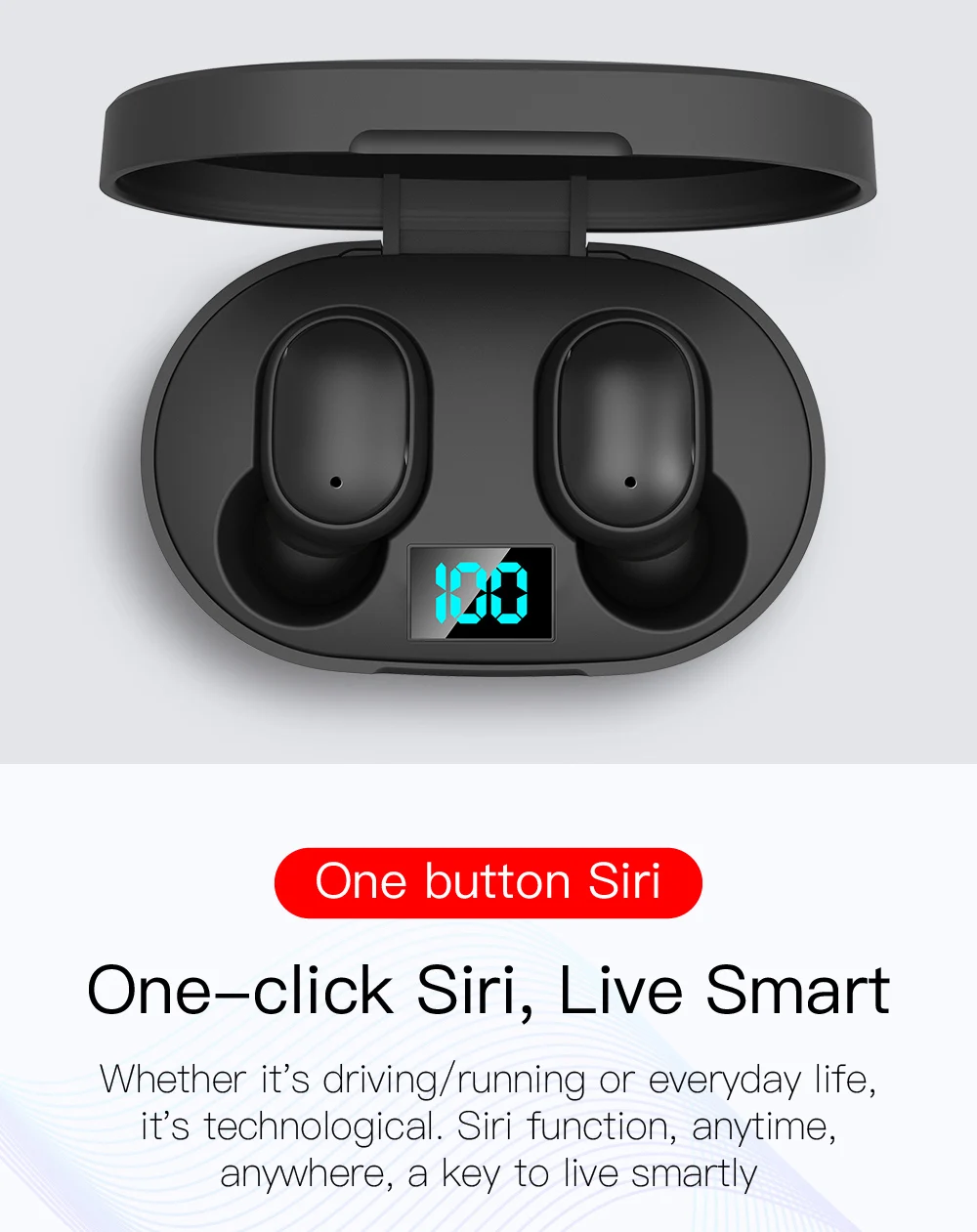 Robotcube Bluetooth Earphone Earphonne Headphone Headset Hradphone Box E6s - ANKUX.COM