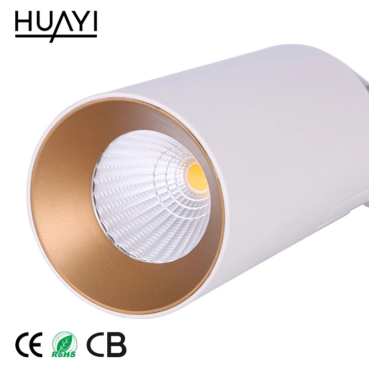 High-Quality Aluminum Electrostatic Powder Coating Lamp Body 15W COB LED Track Light