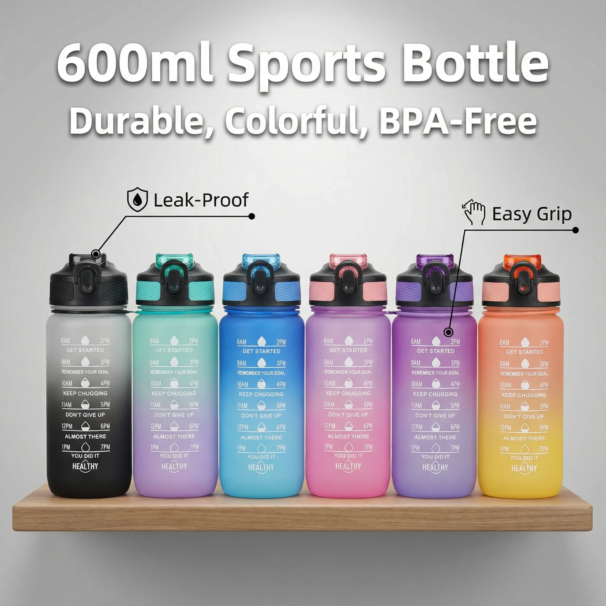 600ml BPA-Free Sports Bottle