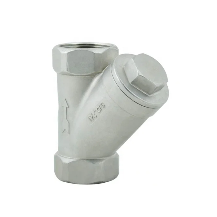 800PSI Stainless Steel SS 304 NPT BSP Female Threaded end Y Type Strainer
